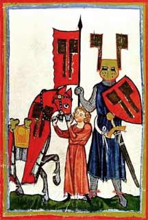 ©Universitätsbibliothek Heidelberg, Wolfram von Eschenbach, Codex Manesse, "Parzival"